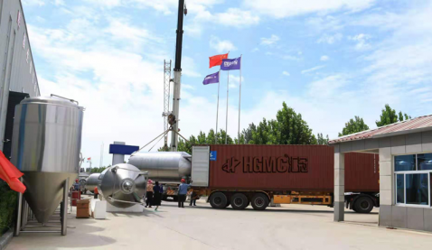 匯冠10噸精釀啤酒設備投產韓國