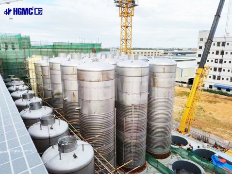 廣東陽江酷鼠精釀年產3萬噸酒廠項目施工